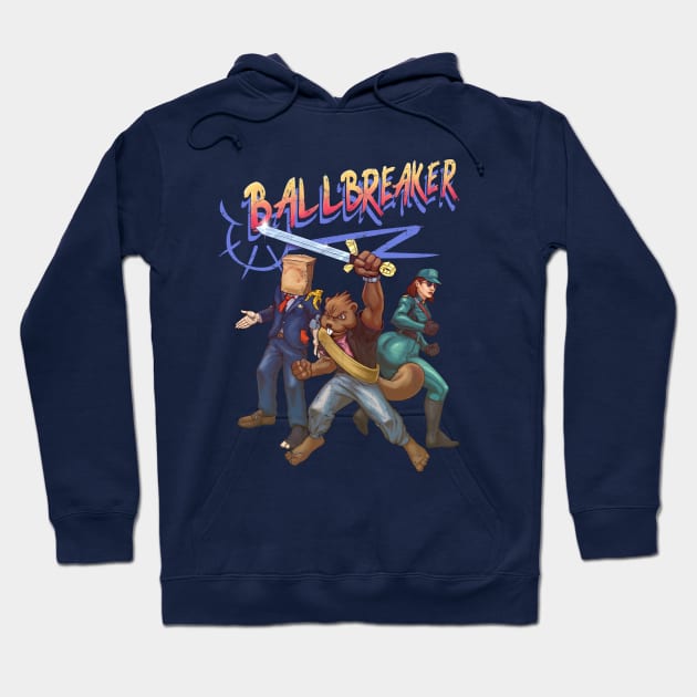 Ballbreaker Group - vintage Hoodie by MunkeeWear